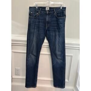 Flint and Tinder Mens Slim Fit Jeans 32X32 Denim Straight Made USA Huckberry